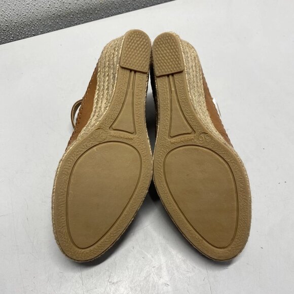 NEW PIKOLINOS Vila Wedge Sandals Brandy Leather Size 5.5-6 - Picture 3 of 7